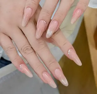 ネイル By moonネイル 🌷ワンホン/韓国風のネイルデザイン