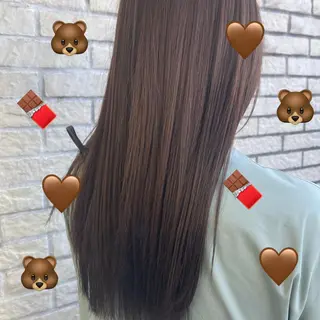 ロング カラー 【髪質改善特化】 艶髪/透明感カラーのヘアスタイル