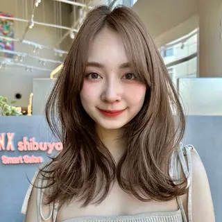 ミディアム 髪質改善🪄 イルミナカラー岩谷のヘアスタイル