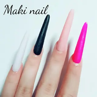 ネイル ロング ･:*+.✳︎˚✧₊ MAKI NAILのネイルデザイン
