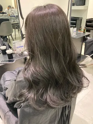 ロング カラー 💖ブリーチなし透明 感💖ASAHIのヘアスタイル