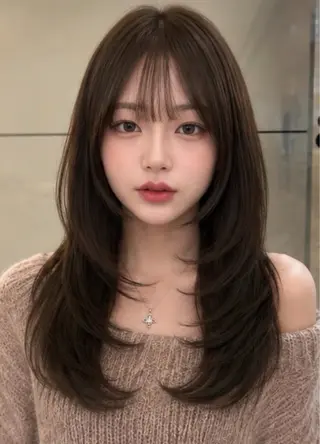 ロング カラー ダメージレス美容師 🌱水島侑理のヘアスタイル