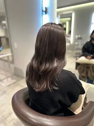 ミディアム 髪質改善ストレート 中林優太のヘアスタイル