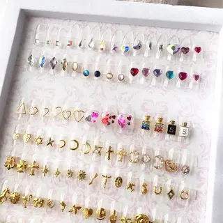 ネイル 渋谷/チップ長さ出し 👑アプレgel-xのネイルデザイン