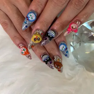 ロング R:me nailのネイルデザイン