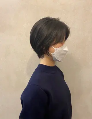 ショート ボブ、ミディアム、シ ョート、杉田啓祐のヘアスタイル