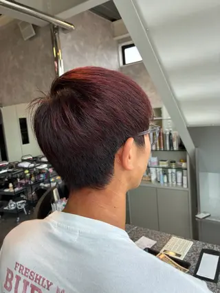 ショート カラー 武田 瑞季のヘアスタイル
