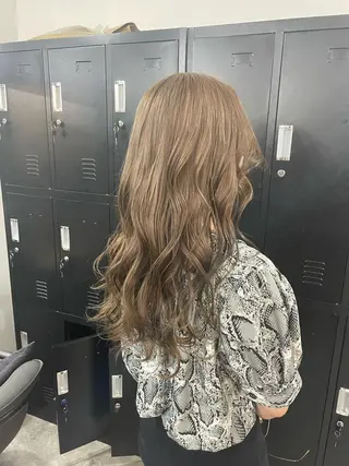 ロング カラー パーマ ヘアアレンジ メンズ キッズ ネイル マツエク・マツパ アイブロウ エビスザキレン/メン ズ/心斎橋🌳のヘアスタイル