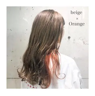 セミロング カラー パーマ ヘアアレンジ メンズ キッズ マツエク・マツパ 当日予約⭕️ Rene’のヘアスタイル