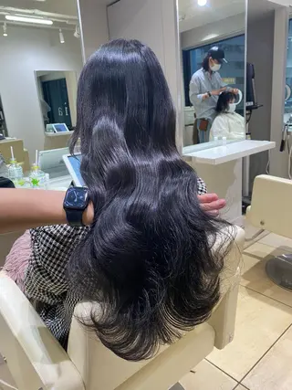 セミロング カラー 暗色カラー/レイヤー 🩶KAITOのヘアスタイル