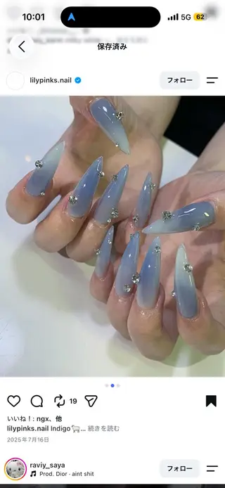 ネイル Sora nail 長さ出し専門店のネイルデザイン