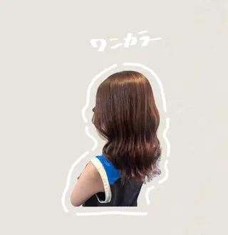 カラー 麻生 菜々香のヘアスタイル