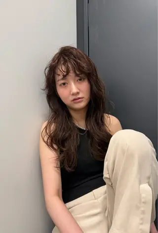セミロング カラー "Daisy" Rio /大名・天神のヘアスタイル