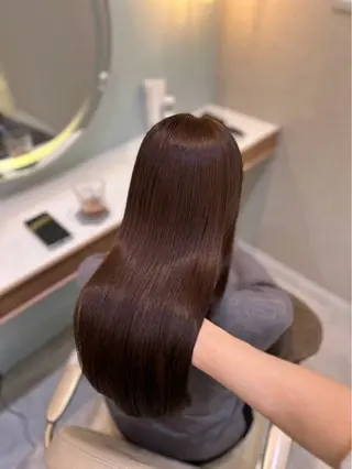 セミロング カラー ダブルカラー┊ ベージュ┆ひなたのヘアスタイル