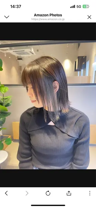 セミロング カラー レイヤーカット/美髪 矯正🫧/中本輝人のヘアスタイル