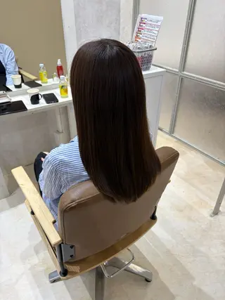 ミディアム 💙まこと💙艶 カラー(Rico)のヘアスタイル