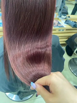 ロング カラー ヘアアレンジ TSUNA 🌙 Lim 五反田のマツエク・マツパデザイン