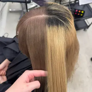 カラー Asami/名古屋/ ハイトーン/デザインのヘアスタイル