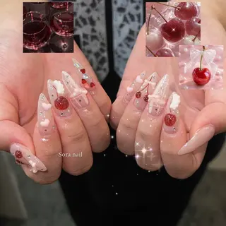 ネイル Sora nail 長さ出し専門店のネイルデザイン