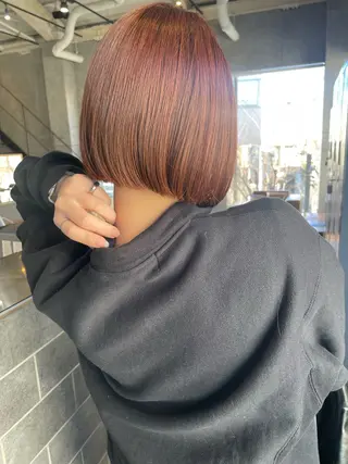 ショート カラー 🍋髪質改善× 透明感カラー ジュリのヘアスタイル