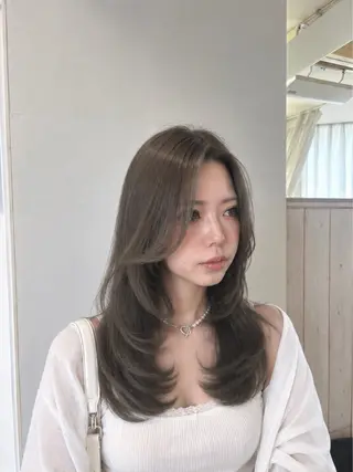 セミロング 棚橋 光海のヘアスタイル
