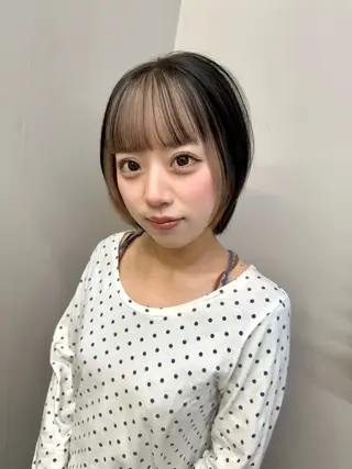 ショート カラー ブリーチカラー特化 梅田中崎町/あかりのヘアスタイル