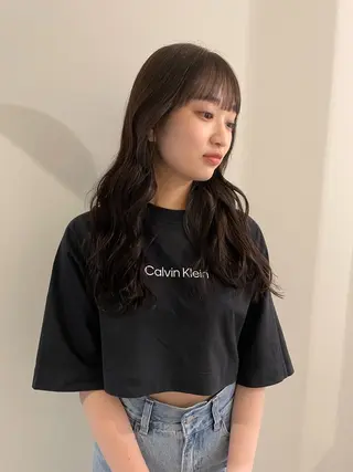 ロング カラー 渋谷 留菜のヘアスタイル