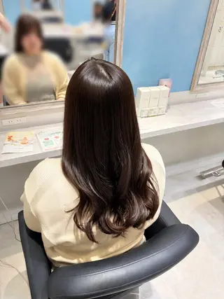 ロング カラー みゆう🎀ヘアカラー /縮毛矯正/ブリーチのヘアスタイル
