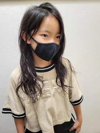 ロング キッズ 清水 沙織のヘアスタイル
