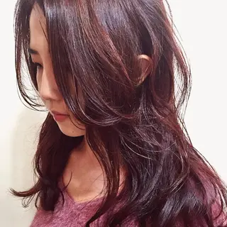 セミロング カラー 中川 竜誠のヘアスタイル
