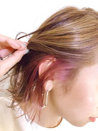 ショート カラー 大山 亮　　【髪質改善】のヘアスタイル