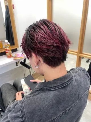 ミディアム BLEACH 🟥 PERM 天神🏆のヘアスタイル