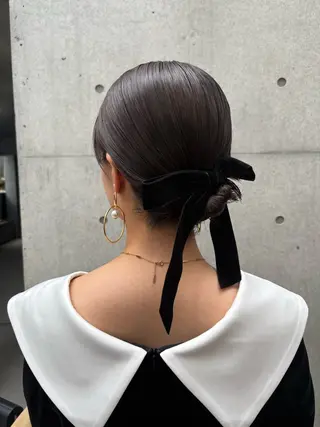 ロング ヘアアレンジ Saki/レイヤー/ 柔色カラー/顔まわりのヘアスタイル