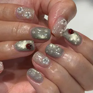 ネイル yume 🎀大人ガーリー🎀のネイルデザイン
