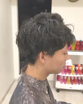 パーマ メンズ takebuchi harukaのヘアスタイル