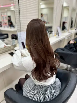 ロング カラー 💕мei 透明感カラー💕のヘアスタイル