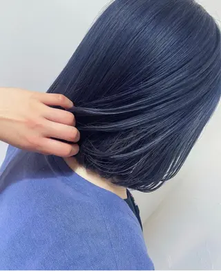 ミディアム カラー 💛🤍U too e’s /店長🧸のヘアスタイル