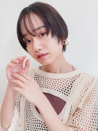 ショート カラー BASSA 下井草店のヘアスタイル