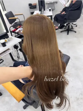 ロング カラー 赤み無し柔らかカラー 【梅田】madokaのヘアスタイル