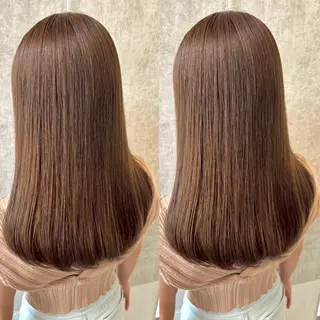 カラー ヘアメ🎀ハイトーン 🩵エクステ🪄しほのヘアスタイル