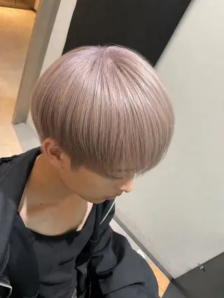 ショート カラー メンズ 骨格整形カット/ ショート✂️堀夢哉のヘアスタイル
