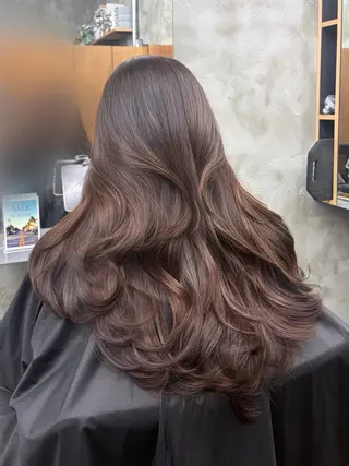 ロング 古賀/レイヤーカット /レイヤーボブのヘアスタイル