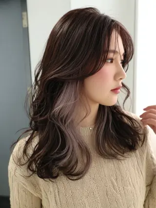 セミロング VIE.ORNER 浦安店 三上真弥のヘアスタイル