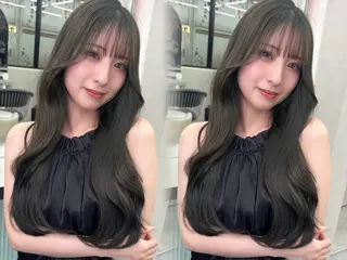 ロング カラー 村上 大武のヘアスタイル