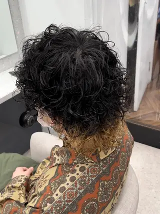 ショート 京都河原町 メンズパーマ助川龍哉のヘアスタイル