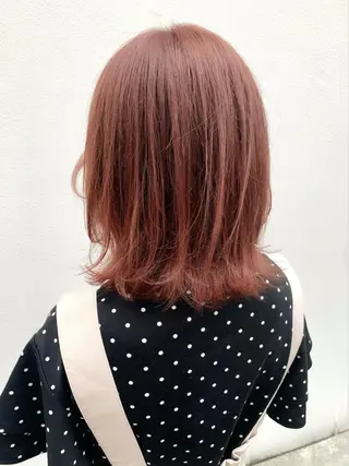 ミディアム カラー ヘアアレンジ 〽️magico/ ウルフDaiki〽️のヘアスタイル