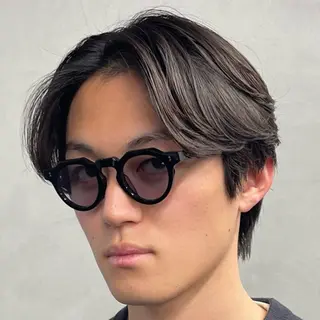 ミディアム パーマ ヘアアレンジ メンズ fifth 石川 凪のヘアスタイル