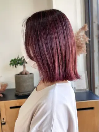 ミディアム カラー 🎨カラー専門家🎨 チャーリーのヘアスタイル