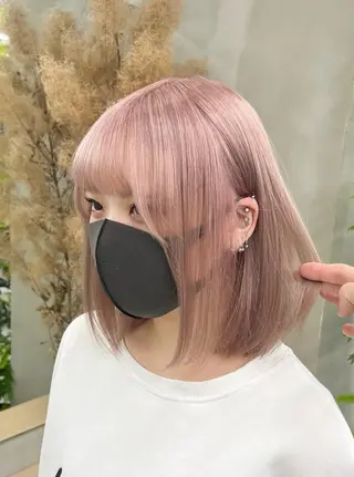 セミロング イツク ⚡️ ルーツ/ハイトーンのヘアスタイル