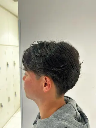 ショート パーマ メンズ 🌟縮毛矯正/髪質改 善🌟赤嶺智偉のヘアスタイル